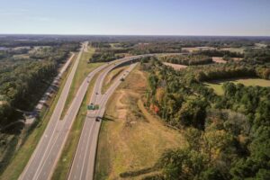 new road construction on highway 74 bypass