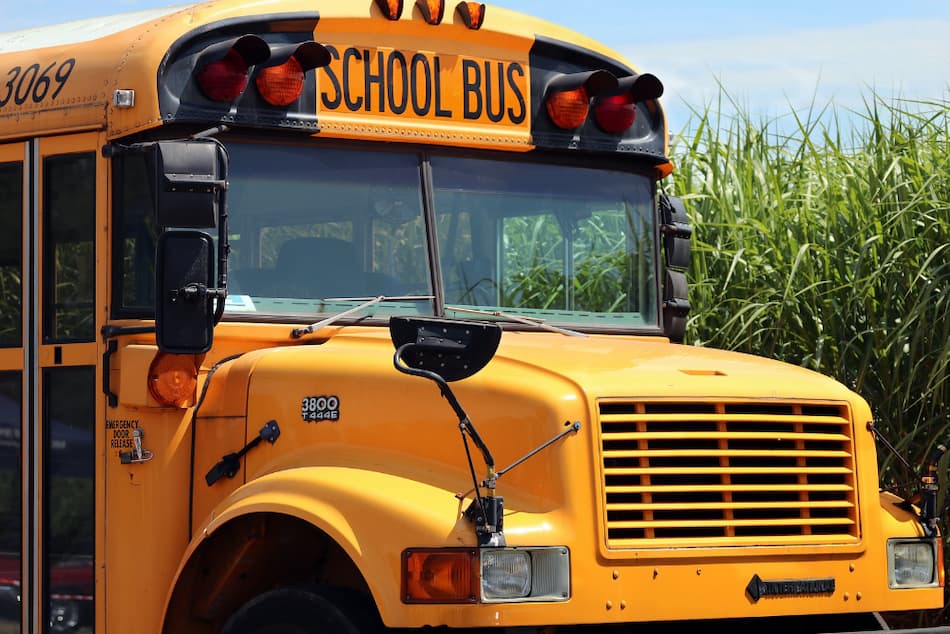 yellow classic school bus